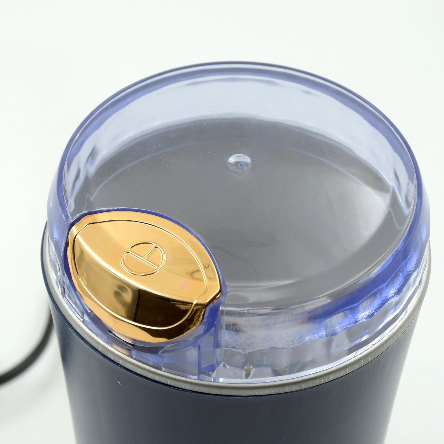 Mini electric mixer grinder showing spice grinding attachment – ideal for masala and dry spices