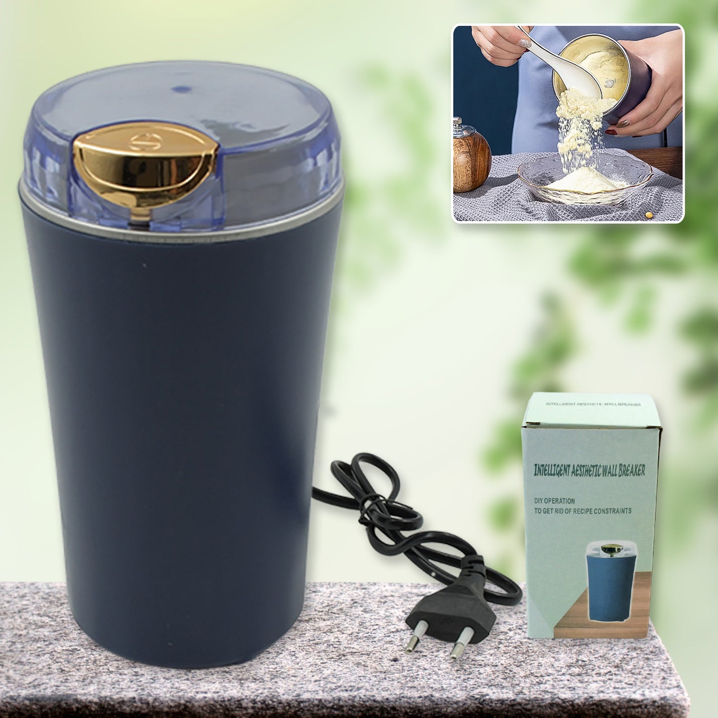 Portable mini blender with detachable jar – easy to clean kitchen appliance